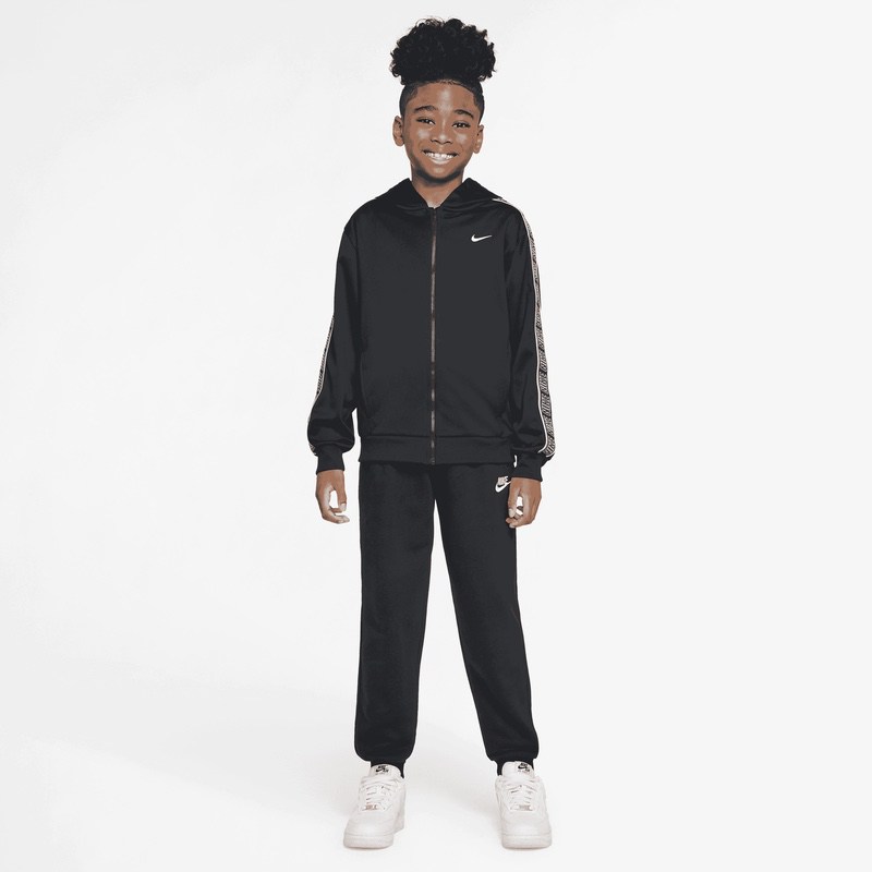 Bluza cu fermoar Nike K NSW DF CLUB+ POLY FZ HDY