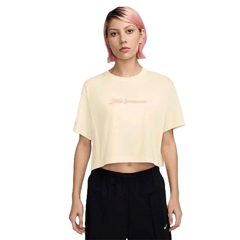 Tricou Nike W NSW CLUB SS CROP TEE CC Tricou Nike W NSW CLUB SS CROP TEE CC