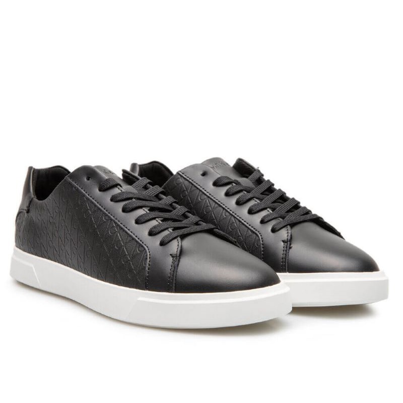 Pantofi sport Calvin Klein LOW PRO CUPS LACE UP LTH AOP