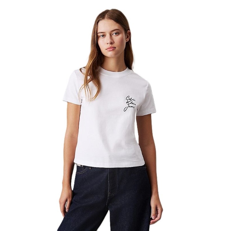 Tricou Calvin Klein SCRIPT INSTITUTIONAL BABY TEE
