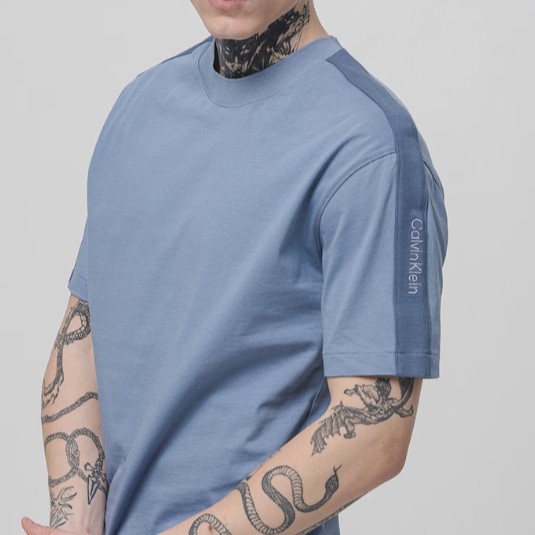 Tricou Calvin Klein LOGO TAPE TEE - 2 | YEO
