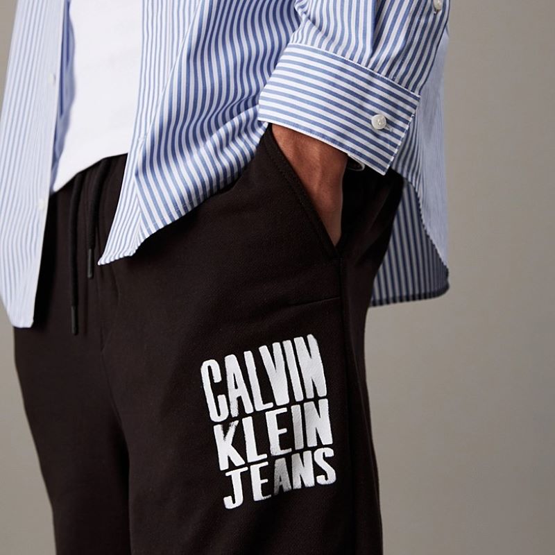 Pantaloni Calvin Klein PAINTED CALVIN KLEIN JEANSPANT