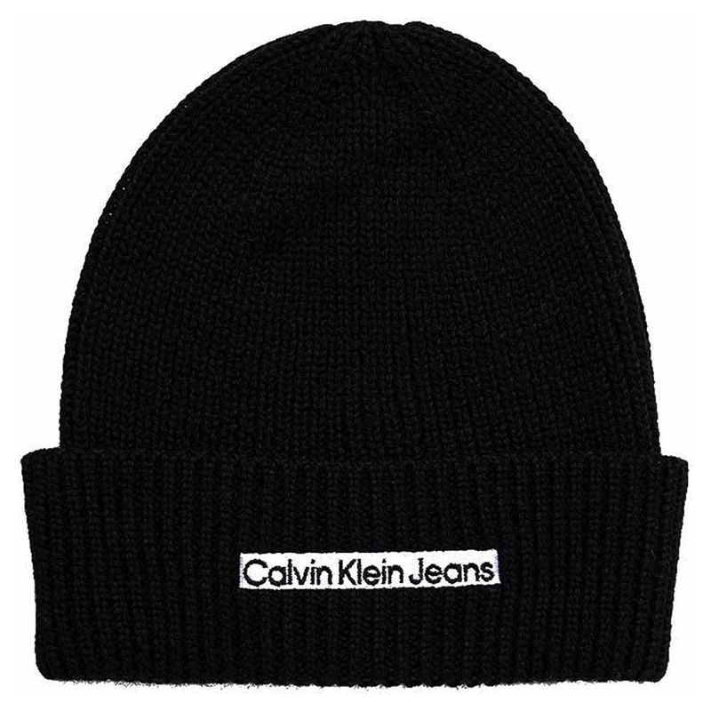 Caciula Calvin Klein INSTITUTIONAL PATCH BEANIE - CATEGORIE