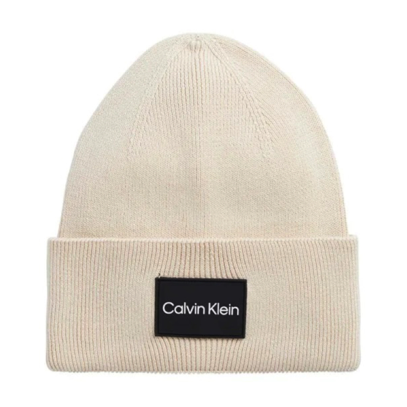 Caciula Calvin Klein FINE COTTON RIB BEANIE