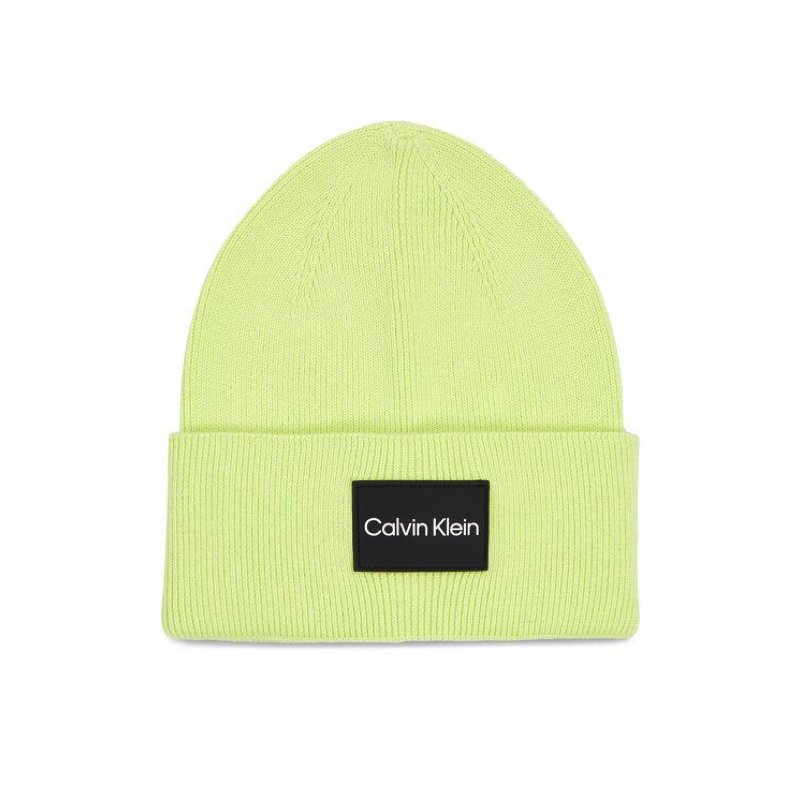 Caciula Calvin Klein Fine Cotton Rib beanie