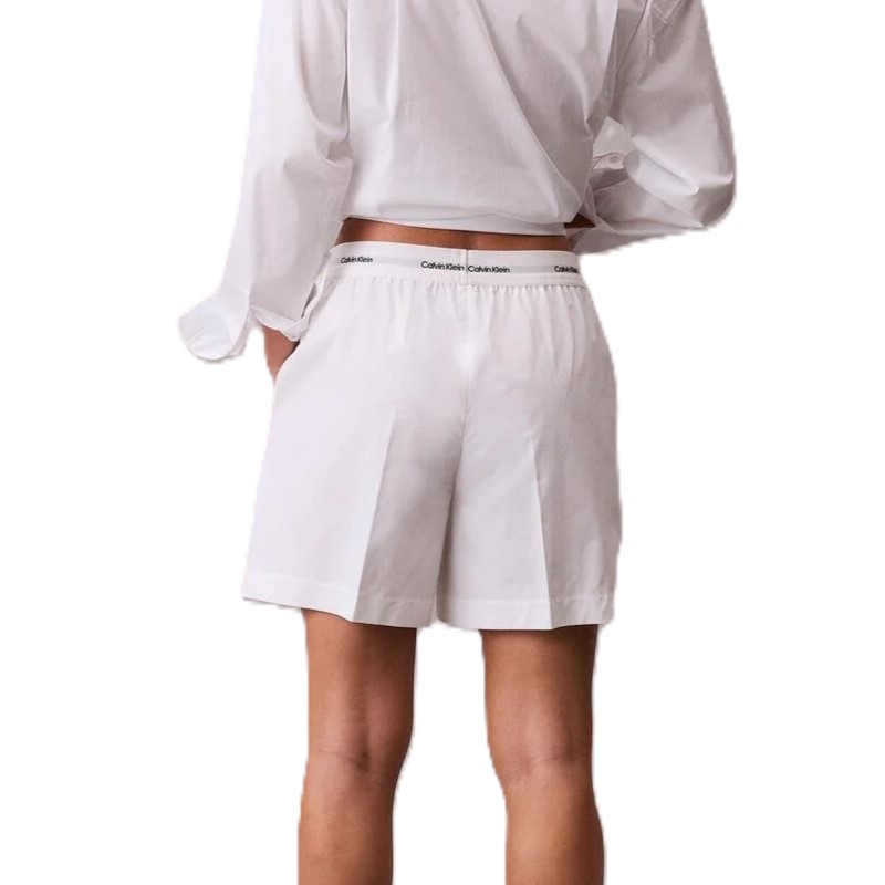 Sort Calvin Klein LOGO WB COTTON SHORT