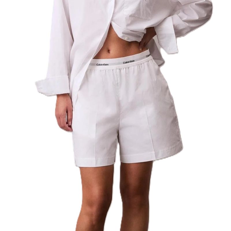 Sort Calvin Klein LOGO WB COTTON SHORT