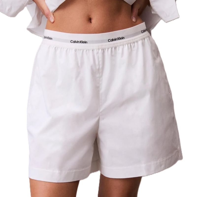 Sort Calvin Klein LOGO WB COTTON SHORT