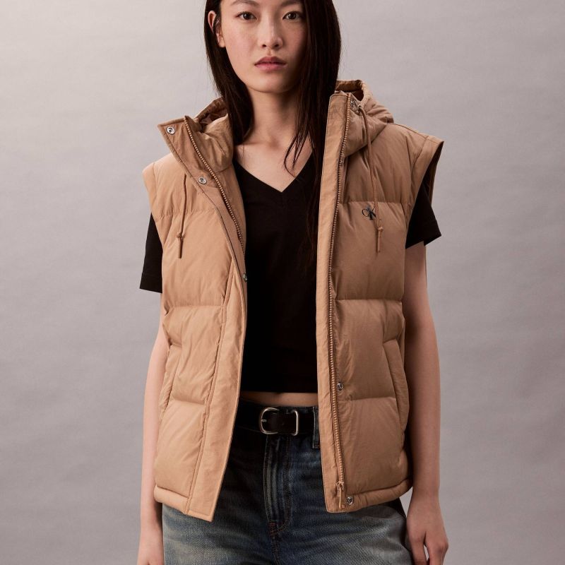 Geaca Calvin Klein DETACHABLE SLEEVE DOWNPUFFER