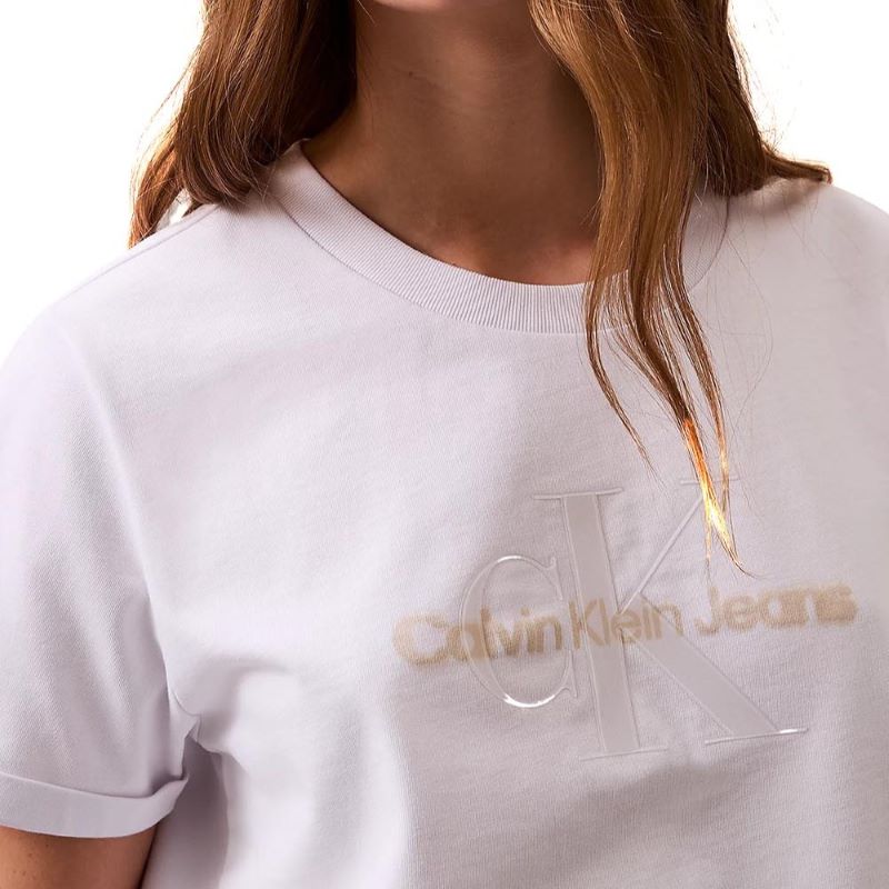 Tricou Calvin Klein SS LIQUID CK CROPPED TEE - 2 | YEO