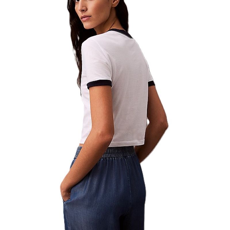 Tricou Calvin Klein SS SLIM SCRIPT CK LOGO TEE - 1 | YEO