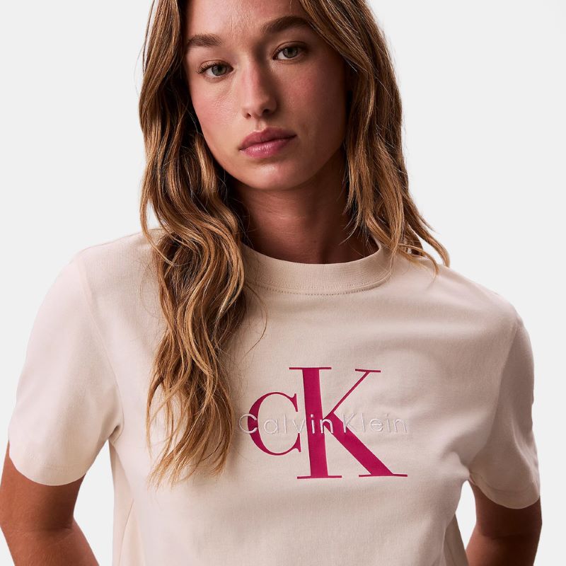 Tricou Calvin Klein HERO SS CLASSIC MONOLOGOCNECK T
