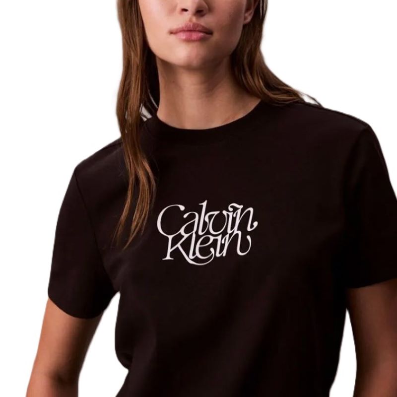 Tricou Calvin Klein SS FITTED SCRIPT CALVIN KLEINTE - 2 | YEO