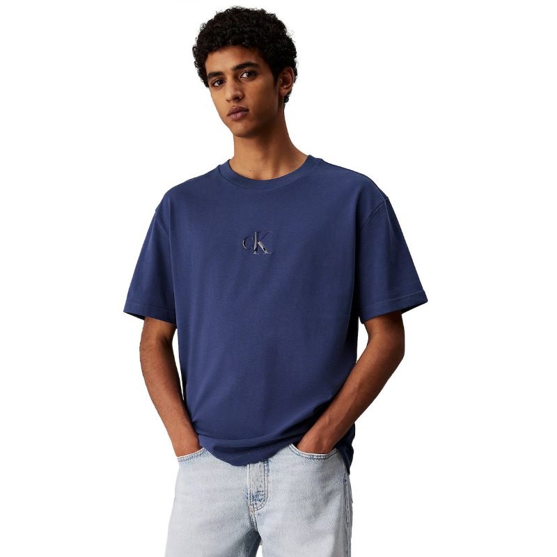 Tricou Calvin Klein SS REL LIQUID CKMONOLOGO TEE