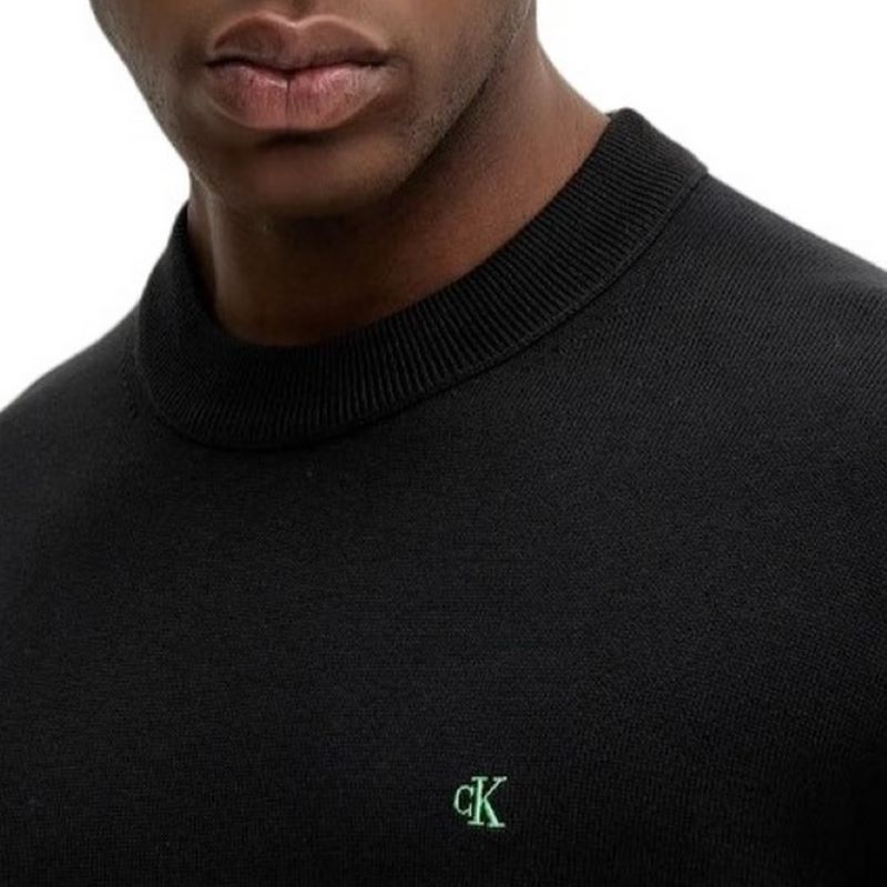 Pulover Calvin Klein LS EZ COTTON CREWNKSWEATER 12GG - 2 | YEO