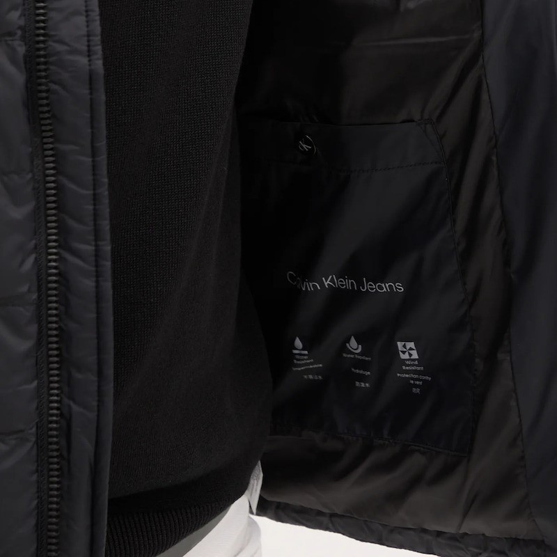 Geaca Calvin Klein LS NYLON LT WT HOODED FZPUFFER - 2 | YEO
