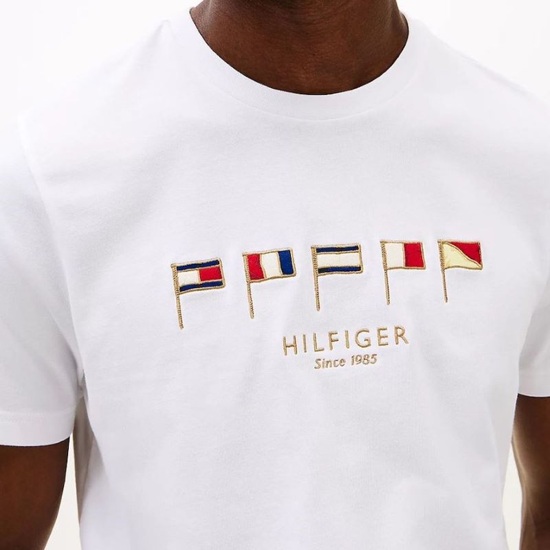 Tricou Tommy Hilfiger HILFIGER MULTI FLAGS TEE - 2 | YEO