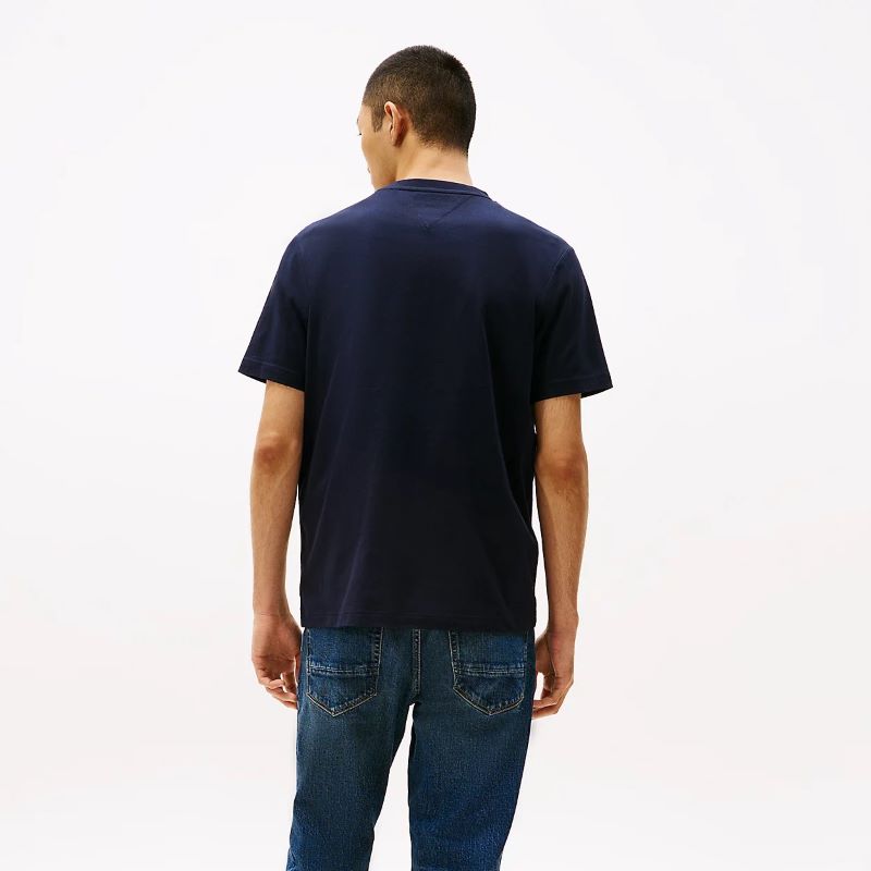 Tricou Tommy Hilfiger HILFIGER CENTER STACK TEE - 1 | YEO