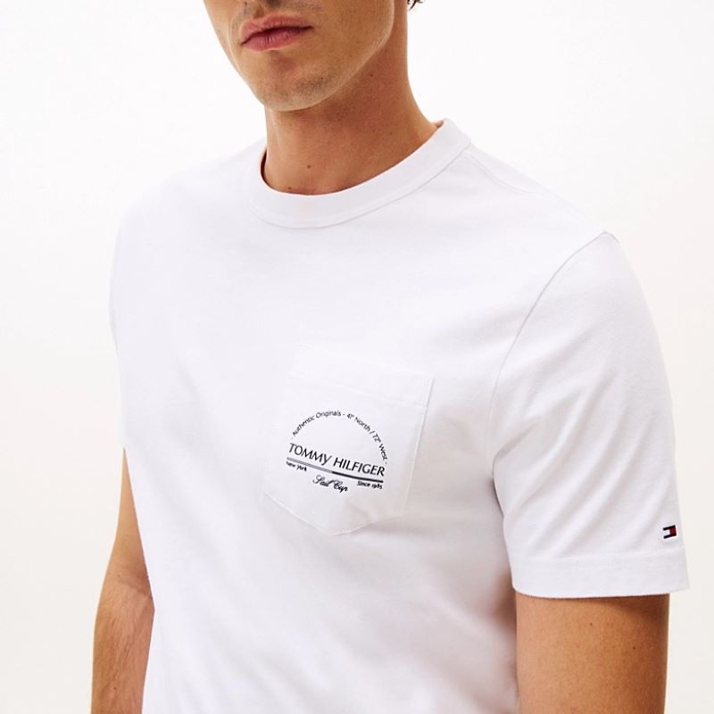 Tricou Tommy Hilfiger HILFIGER ARCH POCKET TEE