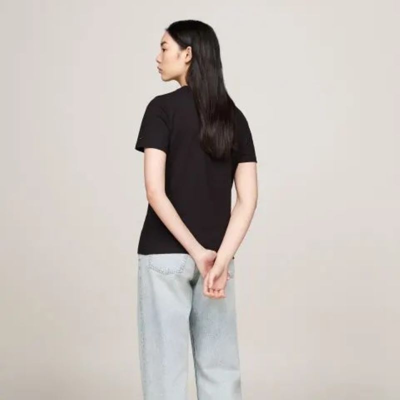 Tricou Tommy Hilfiger NOS SCRIPT REGULAR C-NK SS - 1 | YEO