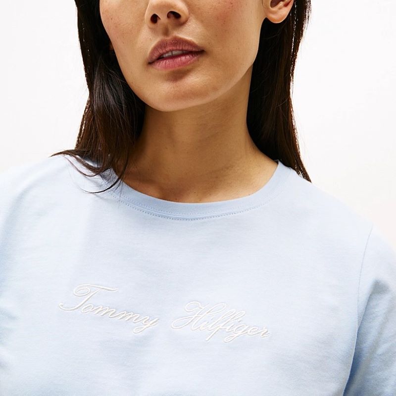 Tricou Tommy Hilfiger SCRIPT REG C-NK SS T-SHIRT - 2 | YEO
