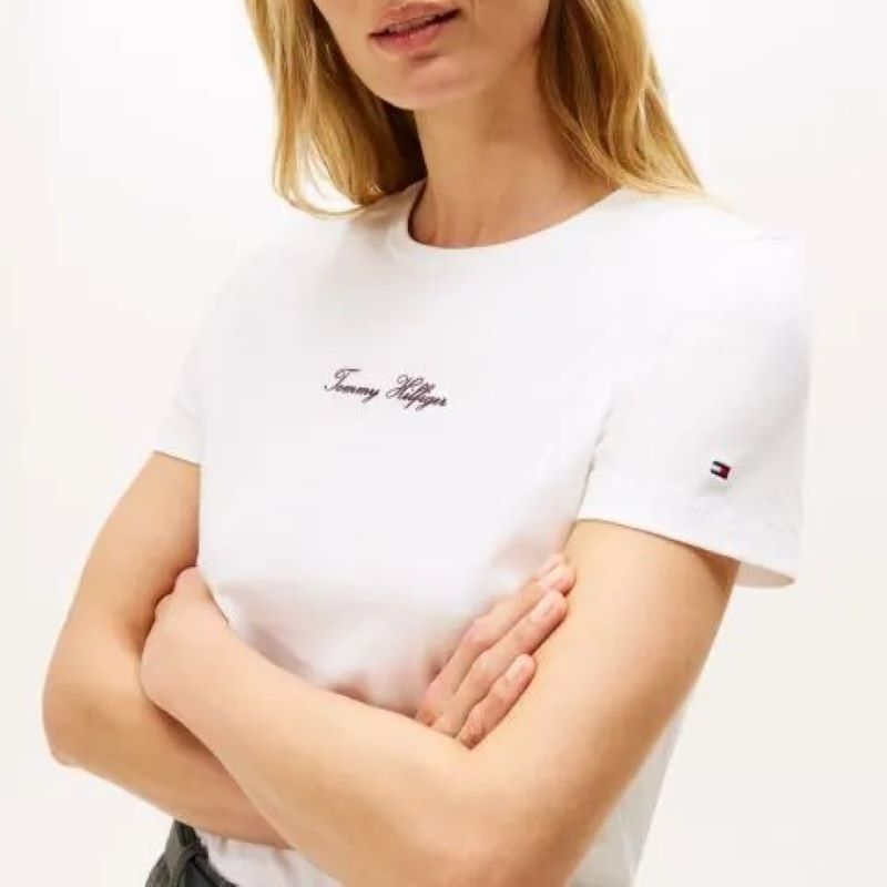 Tricou Tommy Hilfiger CLASSIC SCRIPT REG SS TEE - 2 | YEO