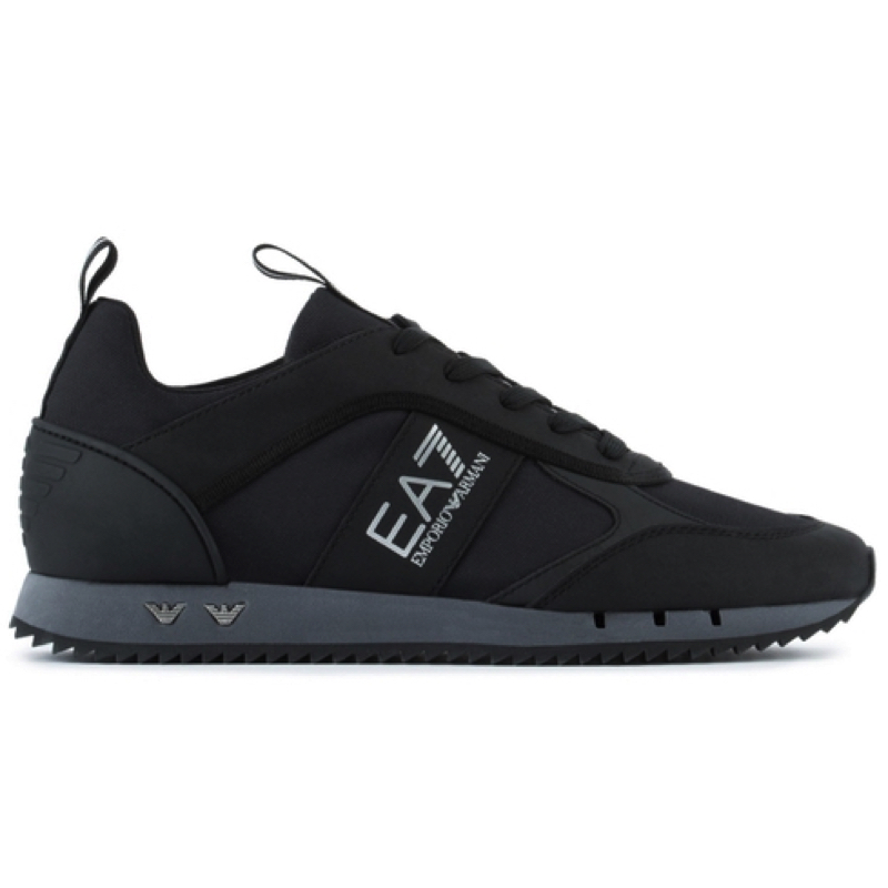 Pantofi sport ea7 black&white cordura