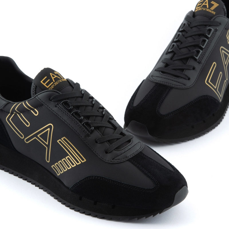 Pantofi Sport EA7 BLACK&WHITE VINTAGE