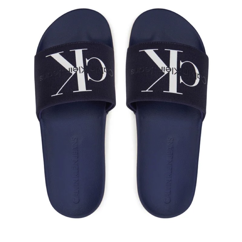 Papuci Calvin Klein Slide Monogram CO