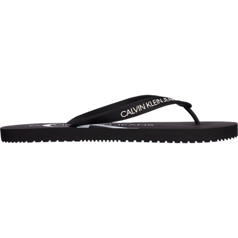 Papuci Calvin Klein BEACH SANDAL MONOGRAMTPU
