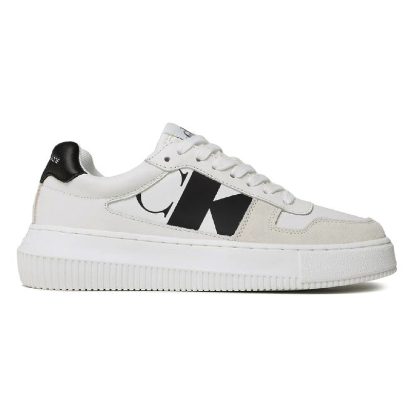 Pantofi Sport Calvin Klein CHUNKY CUPSOLE LACEUP MIX LTH WN