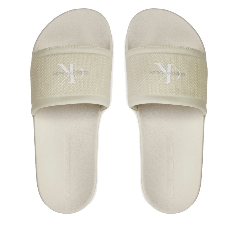 Papuci Calvin Klein Slide Metallic IN MTR - 1 | YEO