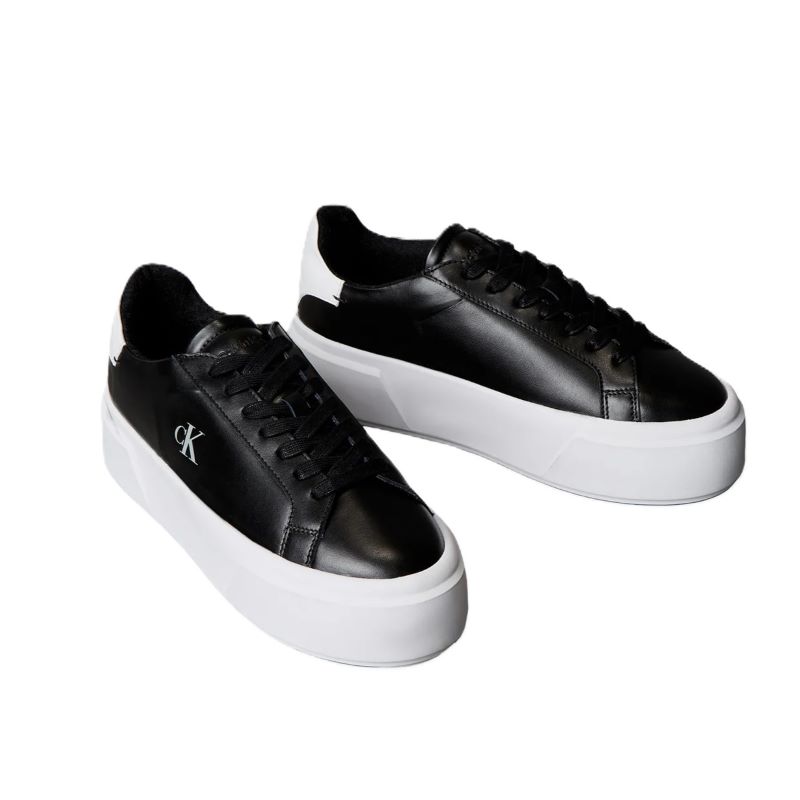 Pantofi sport Calvin Klein FLATFORM LACE UP LTH MG