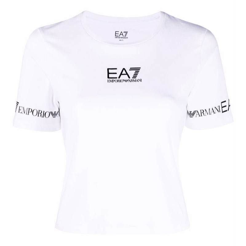Tricou ea7 w crop tee ss rn extended logo