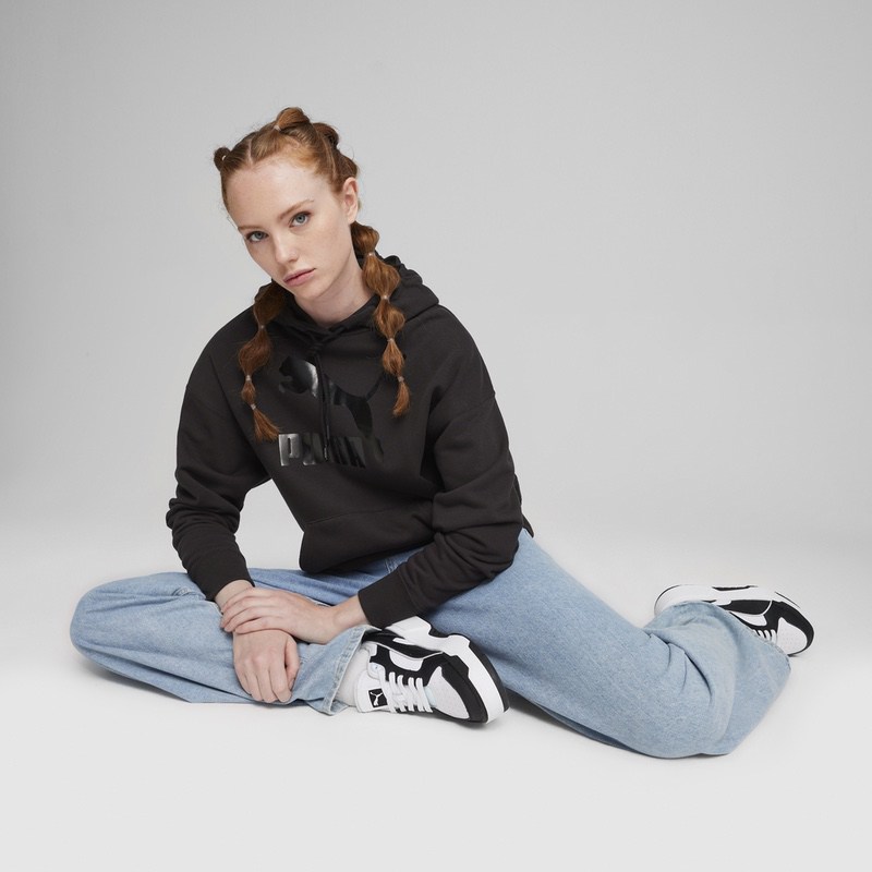 Hanorac Puma Classics Shiny Logo Hoodie - imagine 7
