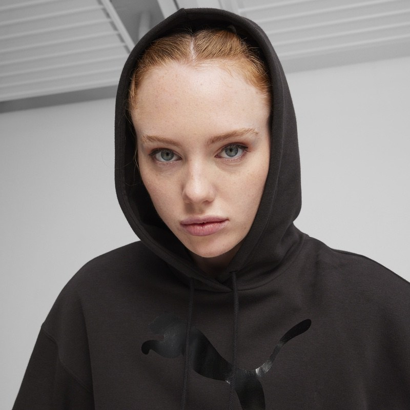 Hanorac Puma Classics Shiny Logo Hoodie - imagine 3
