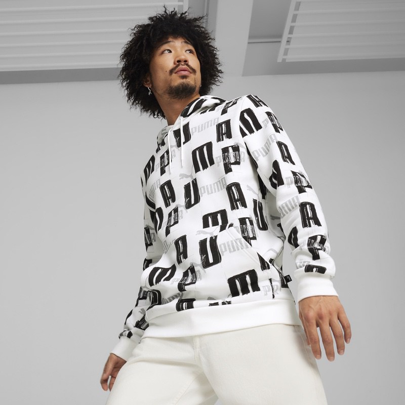 Hanorac Puma ESS+ Logo LAB AOP Hoodie - imagine 5