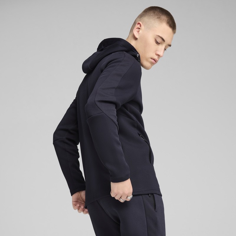 Bluza cu fermoar Puma EVOSTRIPE Full-Zip Hoodie DK - imagine 6