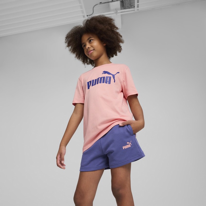 Compleu Puma ESS No.1 Logo Tee and Shorts Set G - imagine 3
