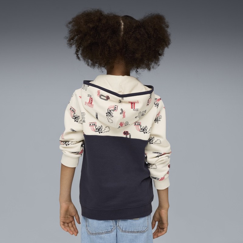 Bluza cu fermoar Puma LITTLE RUNNERS Half-Zip Hoodie PS - imagine 2