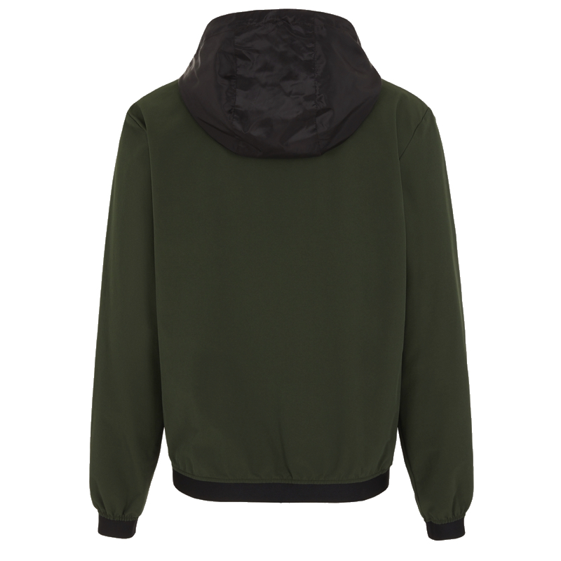 Bluza cu Fermoar EA7 M hoodie full zip nylon - imagine 2