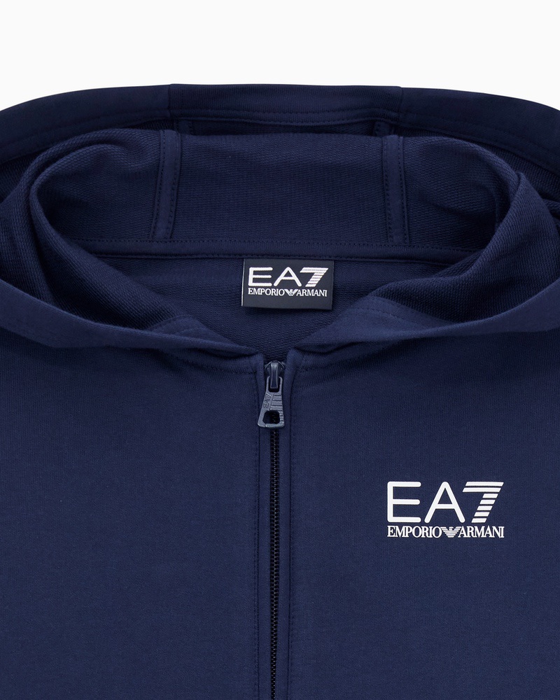 Trening EA7 TRAIN CORE ID BOY T-SUIT HOODIE FZ CH COFT CC - imagine 3