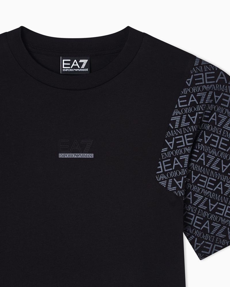 Tricou EA7 TRAIN GRAPHIC SERIES BOY TEE SS MONOGRAM LOGO - imagine 3