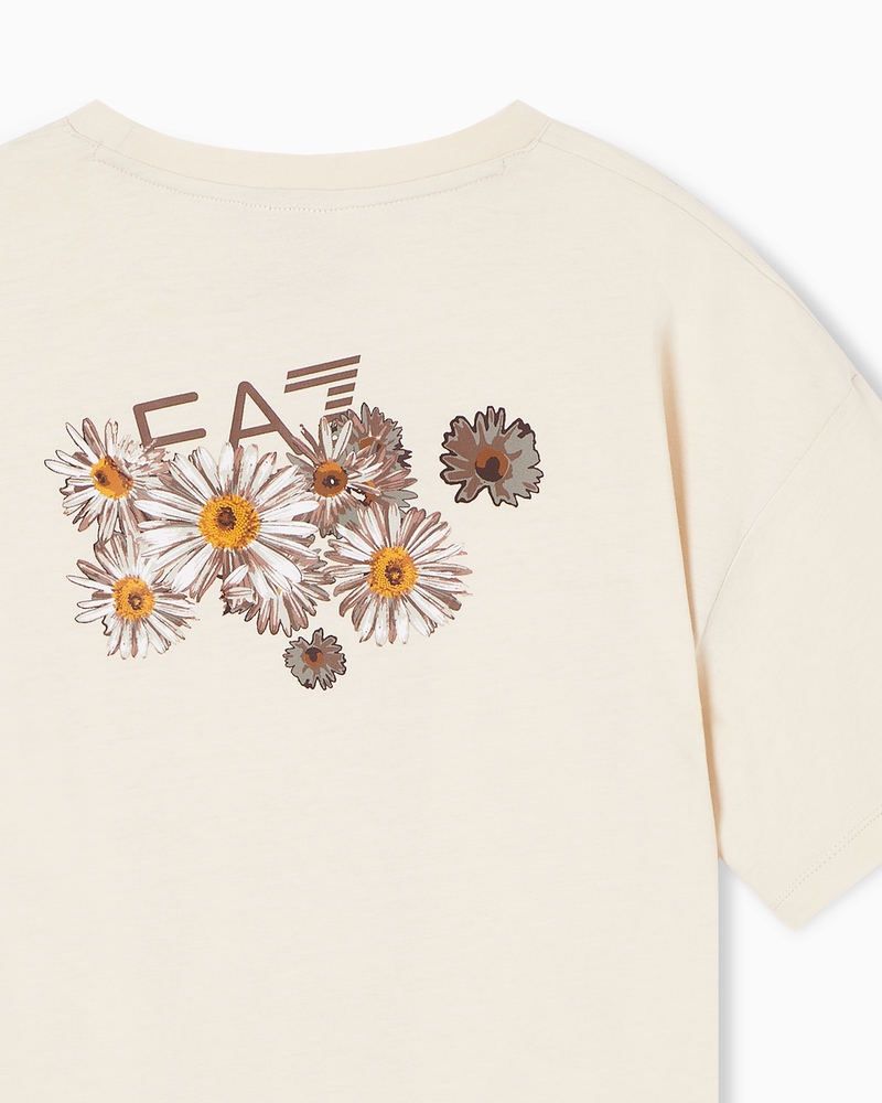 Tricou EA7 TRAIN GRAPHIC SERIES GIRL TEE SS FLOWER - imagine 4