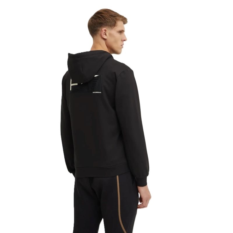 Bluza cu fermoar EA7 M HOODIE FZ SPONGE COFT - imagine 3