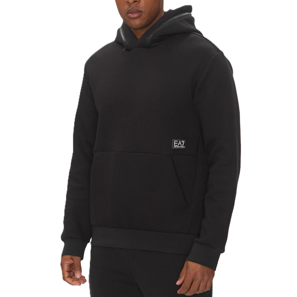 Hanorac EA7 M TAPE HOODIE RN COPL ZIP - imagine 3