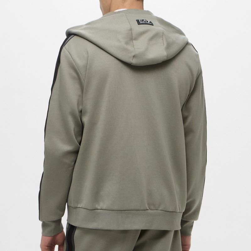 Bluza cu fermoar EA7 M TAPE HOODIE FZ COPL - imagine 2