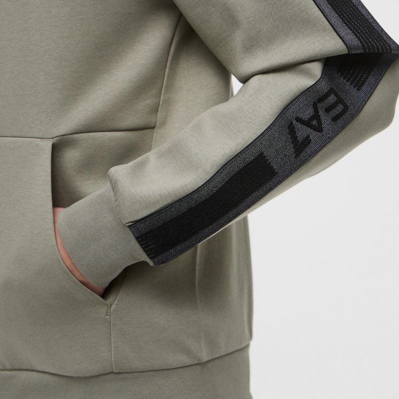 Bluza cu fermoar EA7 M TAPE HOODIE FZ COPL - imagine 3