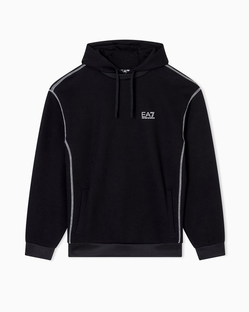 Hanorac EA7 NATURAL VENTUS7 M HOODIE RN STITCHING - imagine 3