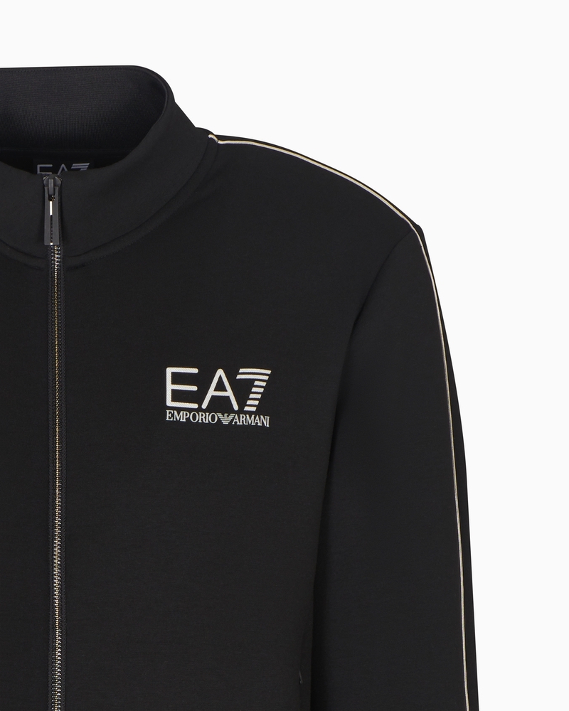 Bluza cu fermoar EA7 TRAIN GOLD LABEL M T-TOP FZ VI PL ST - imagine 3